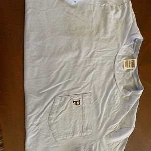 blue pink victoria secret short sleeve top